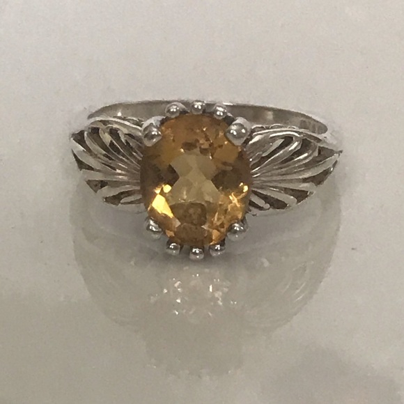 kabana Jewelry - Kabana Sterling 2 Carat Citrine Ring